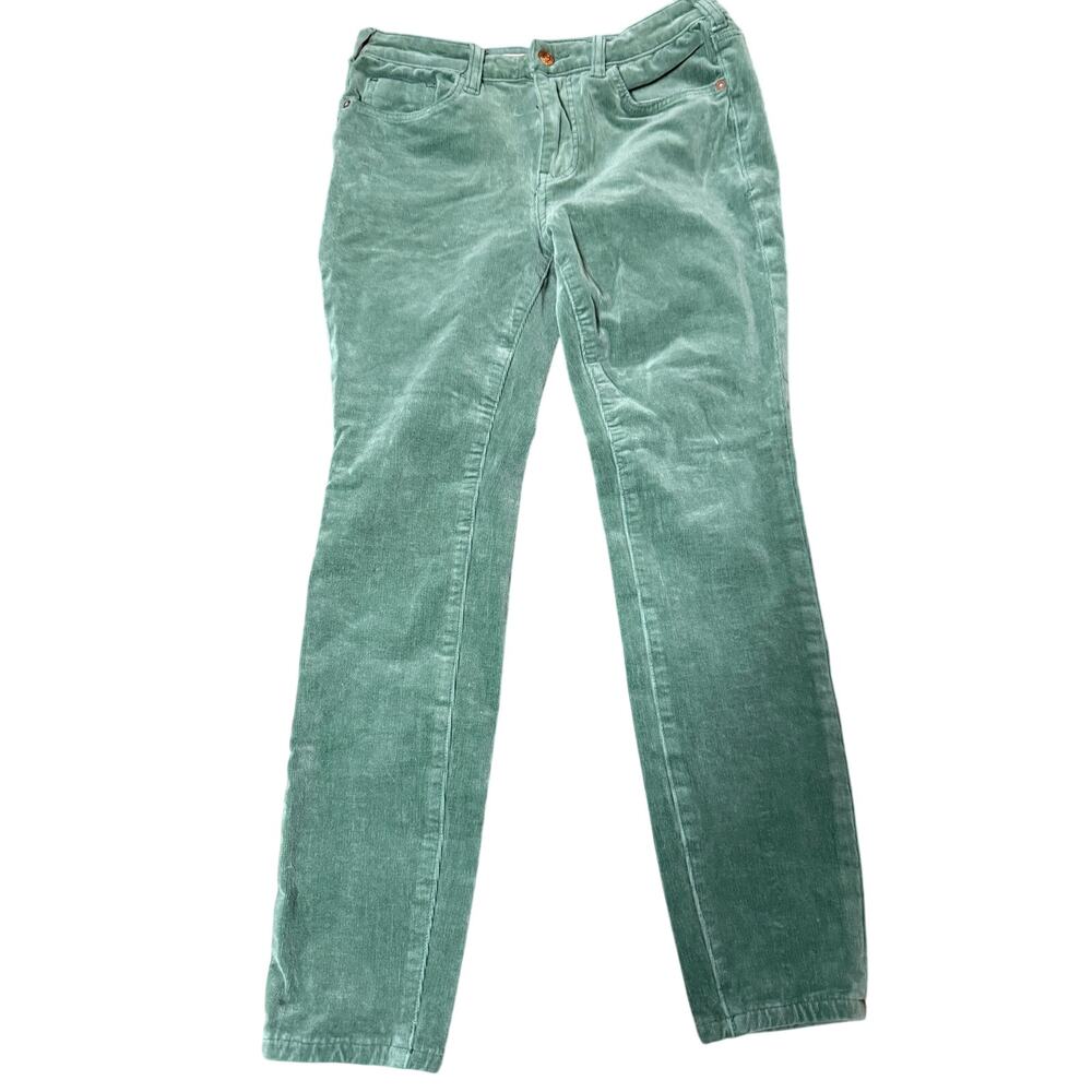 Pilcro High-Rise Skinny Corduroy Pants, Green, Size 28